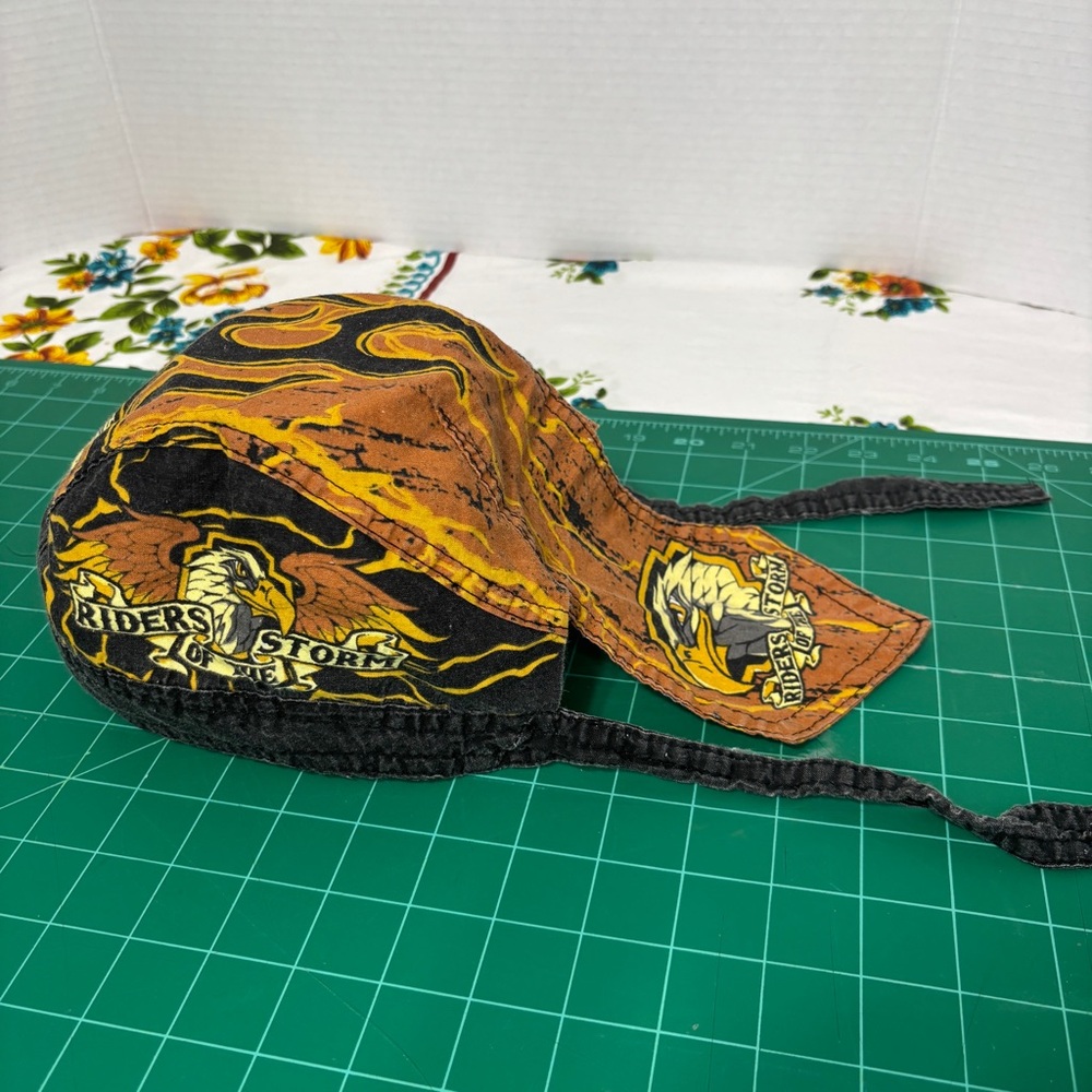 Riders of the Storm One-Size Eagle Graphic Doo rag Motorcycle Skull Cap